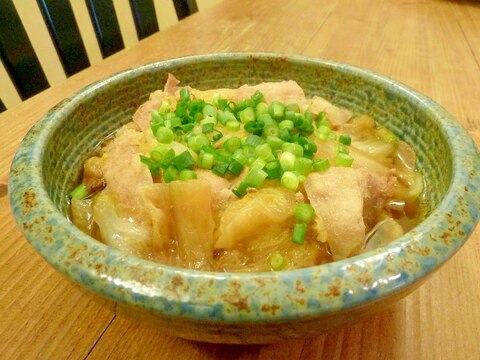 麺つゆで超簡単！「豚バラ肉と白菜のくたくた煮」